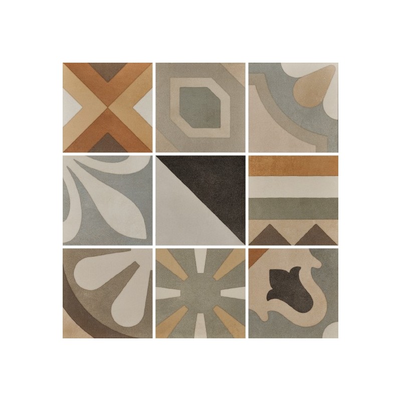 CEMENTINE BOHO MIX 20X20 RETTIFICATO Ceramica Fioranese CMB20DM