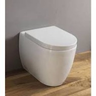 WC SKIP A TERRE évacuation murale Disegno Ceramica