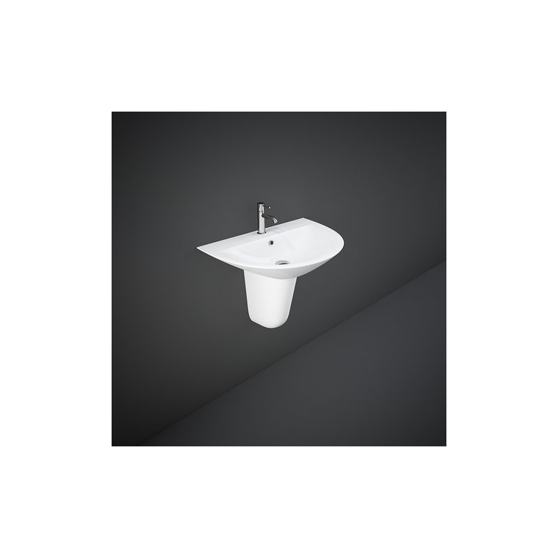 Ovales Wandwaschbecken Sensation  MORWB5001AWHA Weiss Alpino Rak Ceramics