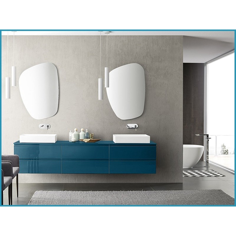 LIME 1.0 Bathroom Cabinet Composition 102 AZZURRA