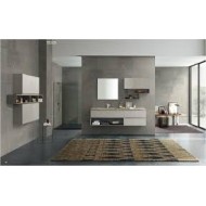LIME 1.0  Mobile Bagno Composizione 104 Cemento Tortora  AZZURRA