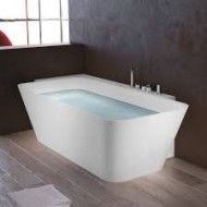 Calle  Rectangular corner bath 165x73 h52cm   Hafro - Geromin