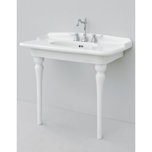 ARTCERAM HERMITAGE CONSOLLE 112 1 HOLE WITH ARRANGEMENT FOR 3 HOLES HEL004 ARTCERAM - 1