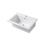 Lavabo à poser 60 Bianco 63xh 19 cm SOTTOPIANI SM06341001  Disegno Ceramica