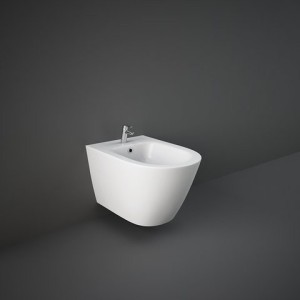 Bidet wall mounted RESORT RIMLESS 52x36x32cm VERSTECKTE BEFESTIGUNGEN  Rak Ceramics
