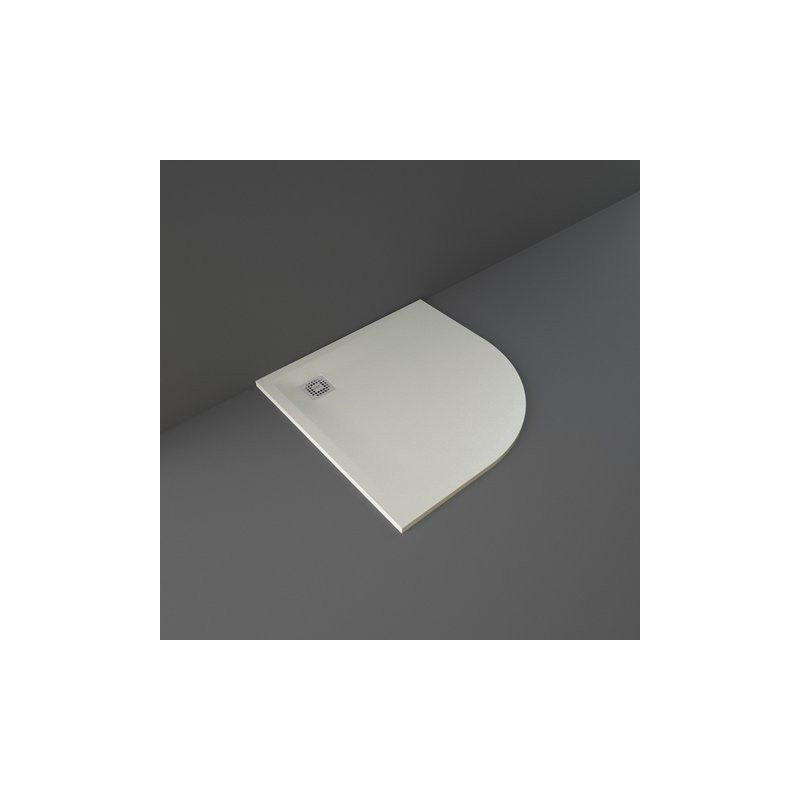 PLATEAU DE DOUCHE FEELING IN RAKSOLID 100X100X3 cm  GREIGE   Rak Ceramics