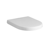 GSG LIKE  Couvercle de siege enveloppant a  fermeture lente et a degagement rapide. BRILLANT BLANC.  LKCOPRTICR GSG  - 1