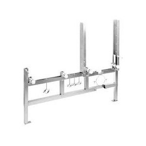 Spezialhalter 140 G-Voll umkehrbar rechts / links für Mauerwerkswände mit Wellrohr HATRIA