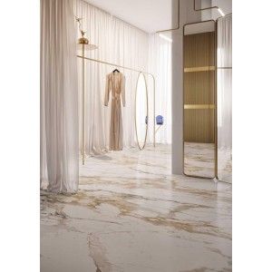 GRANDE MARBLE LOOK CALACATTA VENA VECCHIA 160X320 SATIN STUOIATO RECTIFIED  MARAZZI M7S0 MARAZZI  - 1