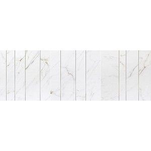 MAGNIFICA STRIP MOSAIQUE INSERT MÉTALLIQUE CALACATTA 60X180 GOLD- MARAZZI M8FN MARAZZI  - 1