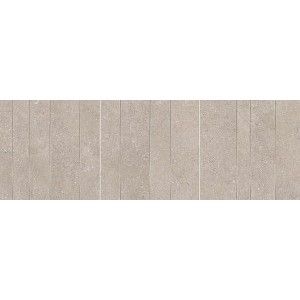 MAGNIFICA STRIP MOSAIQUE INSERT MÉTALLIQUE LIMESTONE 60X180 TAUPE- MARAZZI M8FQ MARAZZI  - 1