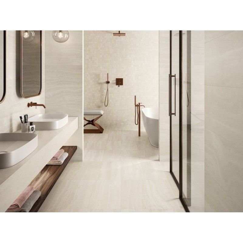 VIA APPIA VEIN CUT WHITE POLIERT 90X180 - CERAMICA SANT'AGOSTINO CSAAVCWK18 CERAMICA SANT'AGOSTINO - 1