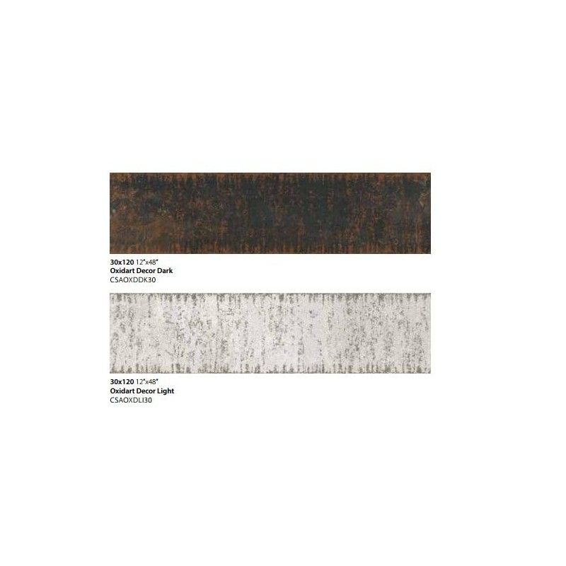 OXIDART DECOR DARK 30X120  - Ceramica Sant'Agostino CSAOXDDK30