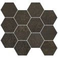 METALLIC BROWN NATURALE MOSAICO HEX 30X28 - APARICI APARICI CERAMICA - 1
