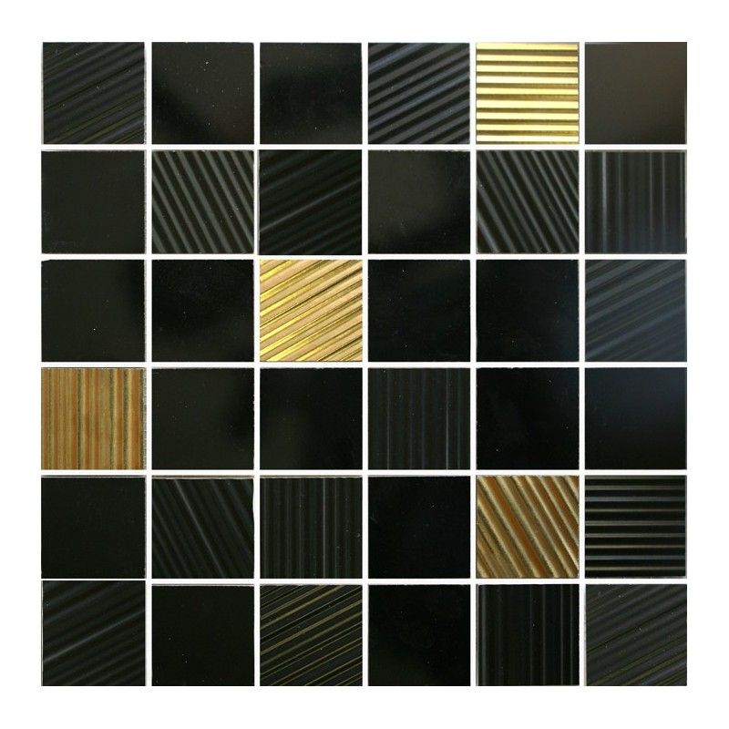 NEUTRAL NOISE NEGRO MOSAICO 5X5 29,75X29,75/ - APARICI APARICI CERAMICA - 1
