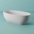 ARTCERAM HOOP FREESTANDING LIVINGTEC BATHTUB WITH BATH COVER INCLUDED