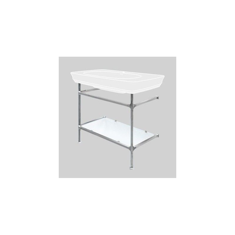 ARTCERAM STRUTTURA QUADRA CIVITAS PER LAVABO 68 + VETRO