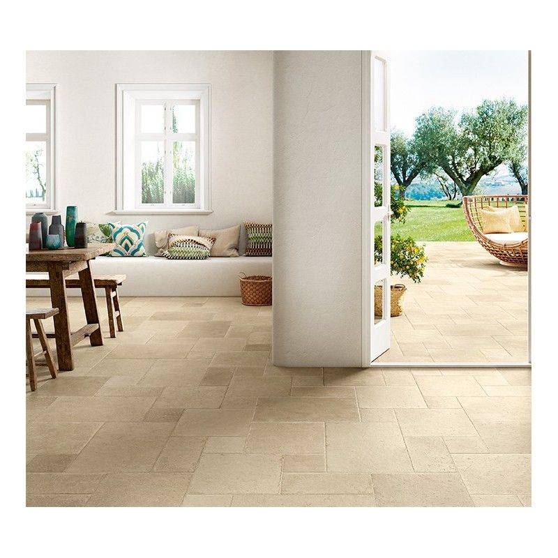 Effetto Pietra di Ostuni L ELEMENT Costa Retta Sabbia Grip 20x60 - CERDOMUS 80473 CERDOMUS - 1