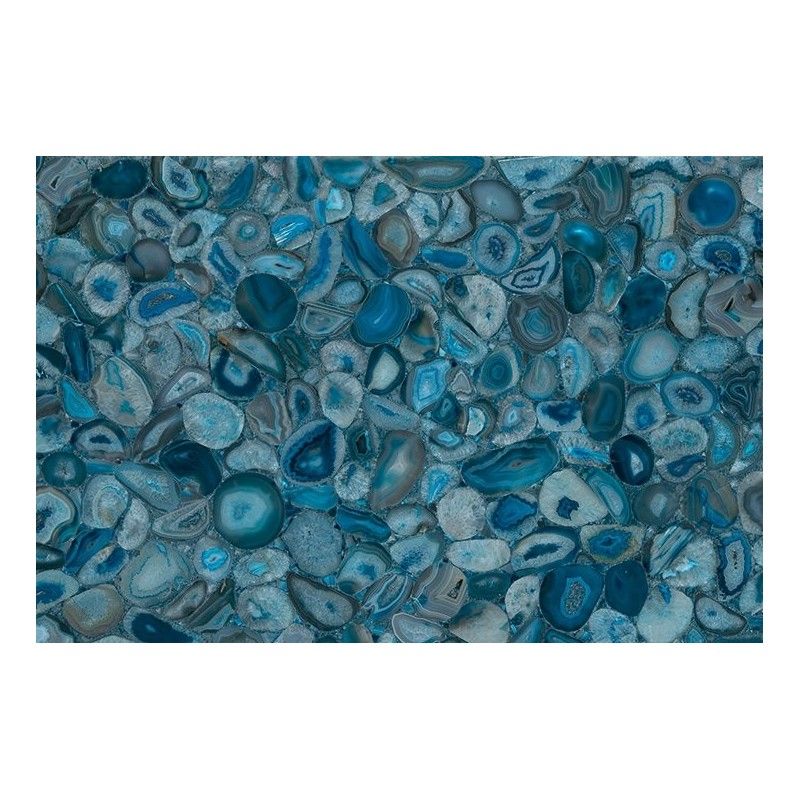 WANDERLUST WA  08 AGATA BLUE LUCIDATO RETTIFICATO 120X278cm 6mm  - MIRAGE AQO2 MIRAGE - 1