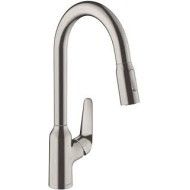 M42 M429-H220 Single lever kitchen mixer with pull-out spray  AX 71800800 HANSGROHE - 1
