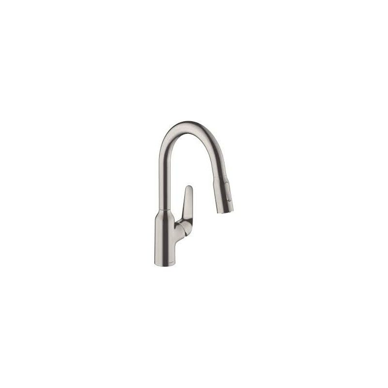M42 M429-H180 Melangeur de cuisine a levier unique avec douchette extractible AX 71801800 HANSGROHE - 1