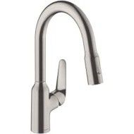 M42 M429-H180 Melangeur de cuisine a levier unique avec douchette extractible AX 71801800 HANSGROHE - 1