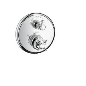 AXOR Montreux Thermostatique pour solution encastree avec robinet d'arret/inverseur, poignee croisillon HG 16820000 HANSGROHE - 