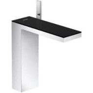 AXOR MyEdition Single lever basin mixer 230 with push-open waste set  Chrome/Black Glass AX 47020600 HANSGROHE - 1