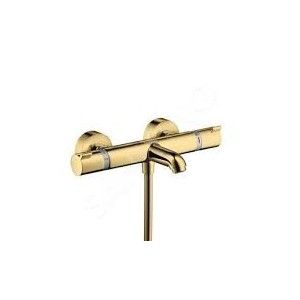 Ecostat - Thermostatic bath mixer Comfort for exposed installation - polished gold-optic AX 13114990 HANSGROHE - 1