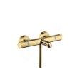 Ecostat - Thermostatic bath mixer Comfort for exposed installation - polished gold-optic AX 13114990 HANSGROHE - 1