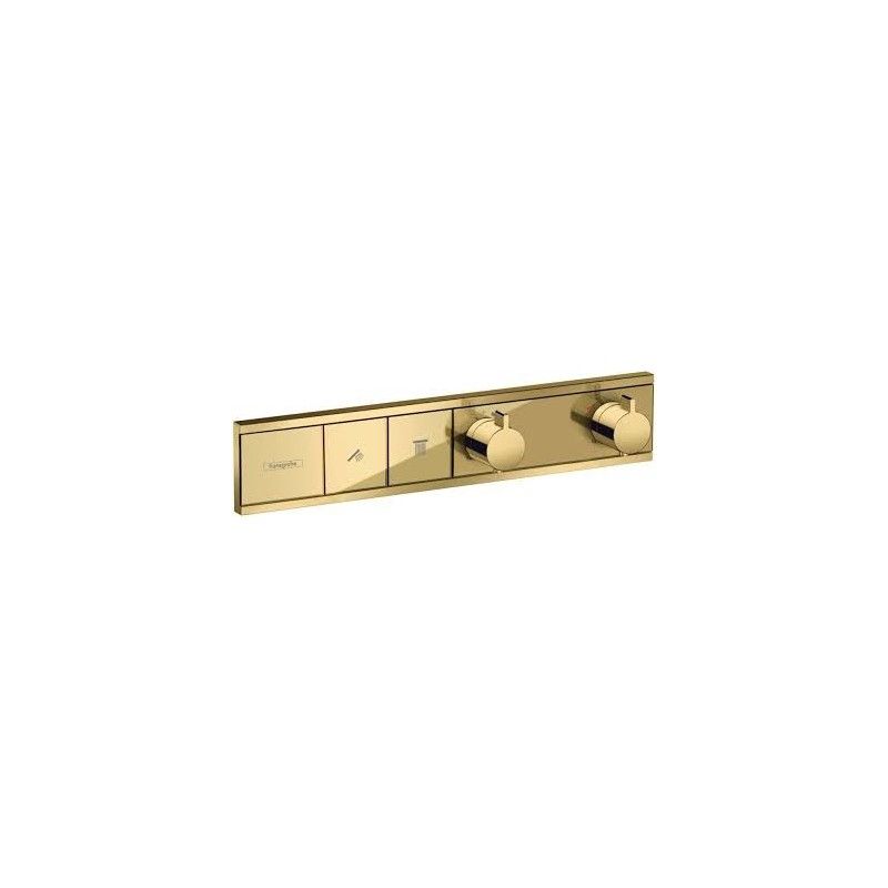 RainSelect - Thermostat for concealed installation for 2 functions - polished gold-optic AX 15380990 HANSGROHE - 1