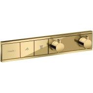 RainSelect - Thermostat for concealed installation for 2 functions - polished gold-optic AX 15380990 HANSGROHE - 1