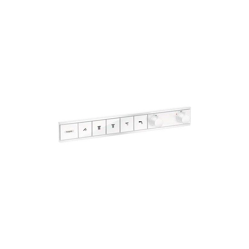 RainSelect - Module thermostatique pour solution encastree pour 5 fonctions- Blanc matt AX 15384700 HANSGROHE - 1