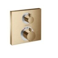 Ecostat Square - Thermostatmischer Unterputz fuer 2 Verbraucher - brushed bronze AX 15714140 HANSGROHE - 1