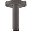 fixation au plafond S 10 cm - noir chrome brosse HG 27393340 HANSGROHE - 1