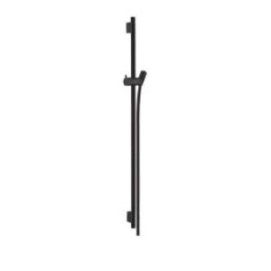 Unica - Barre de douche S Puro 90 cm avec flexible de douche - noir matt HG 28631670 HANSGROHE - 1