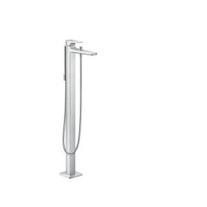 Metropol - Single lever manual bath mixer floor-standing with lever handle - matt white HANSGROHE  32532700 HANSGROHE - 1