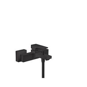 Metropol - Single lever manual bath mixer for exposed installation with lever handle - matt black HANSGROHE  32540670 HANSGROHE 