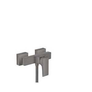 Metropol - Set de finition pour mitigeur douche haut , poignee manette - noir chrome brosse HANSGROHE  32560340 HANSGROHE - 1
