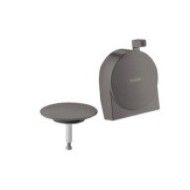 Exafill S - Set esterno erogazione vasca, set scarico e troppopieno - cromo nero satinato HG 58117340 HANSGROHE - 1