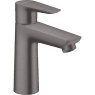 Talis E - Einhebel-Waschtischmischer 110 mit Zugstangen-Ablaufgarnitur - Brushed Black Chrome HG 71710340 HANSGROHE - 1