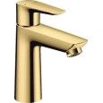 Talis E - Single lever basin mixer 110 with Pop-up waste set - polished gold-optic HG 71710990 HANSGROHE - 1