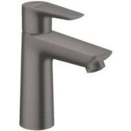 Talis E - Single lever basin mixer 110 CoolStart with Pop-up waste set - Brushed Black Chrome HG 71713340 HANSGROHE - 1