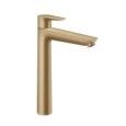 Talis E - Single lever basin mixer 240 with Pop-up waste set - brushed bronze HG 71716140 HANSGROHE - 1