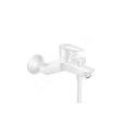 Talis E - Single lever manual bath mixer for exposed installation - matt white HG 71740700 HANSGROHE - 1
