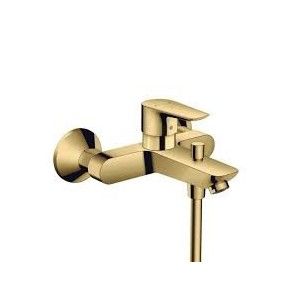 Talis E - Single lever manual bath mixer for exposed installation - polished gold-optic HG 71740990 HANSGROHE - 1