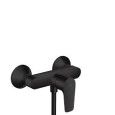 Talis E - Single lever manual shower mixer for exposed installation - matt black HG 71760670 HANSGROHE - 1