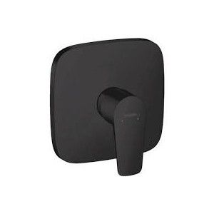 Talis E - Single lever manual shower mixer for concealed installation - matt black HG 71765670 HANSGROHE - 1
