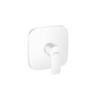 Talis E - Single lever manual shower mixer for concealed installation - matt white HG 71765700 HANSGROHE - 1