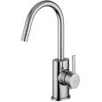 Berry Mitigeur lavabo avec bec pivotant completo di aeratore M16x1 set 2 flessibili inox 3/8G Cromo -  Paffoni BR 077CR RUBINET